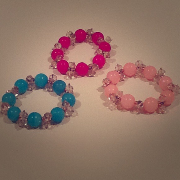 Bohemian Elastic bracelets (3) - Picture 1 of 2