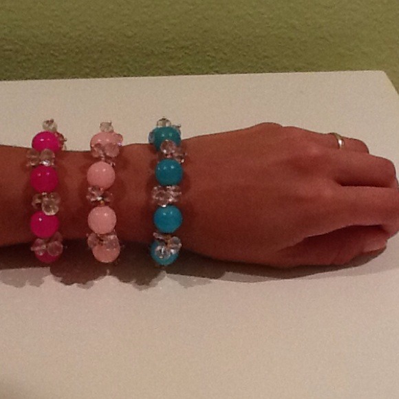 Bohemian Elastic bracelets (3) - Picture 2 of 2