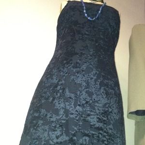 Beautiful midnight blue valor and chiffon dress