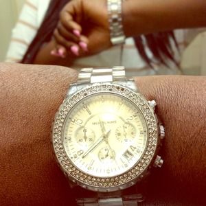 Michael Kors silver classic watch