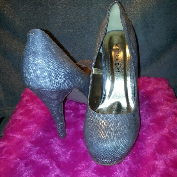 New Madden Girl Gray G-Fast Pumps