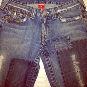True Religion "Joey Patch" jeans
