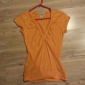 Next Era Couture short sleeve orange top