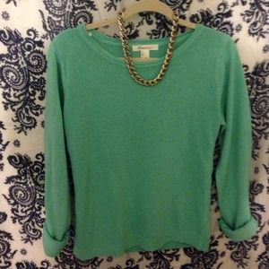 Light green sweater