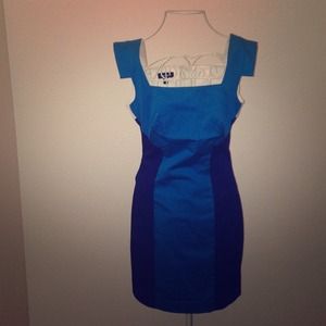 Blue shades BEBE dress