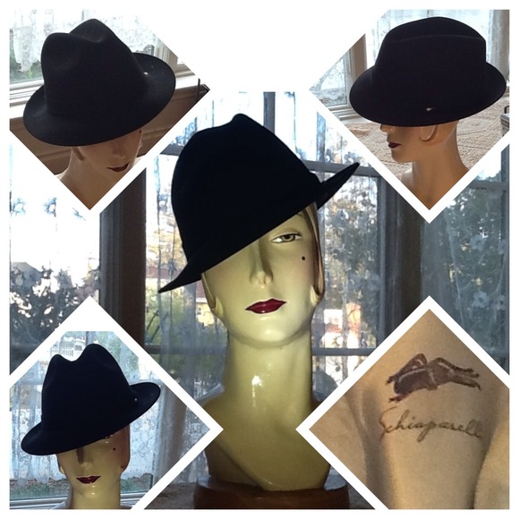 HOLD 1940\'s Schiaparelli Fedora . . . Incredible!