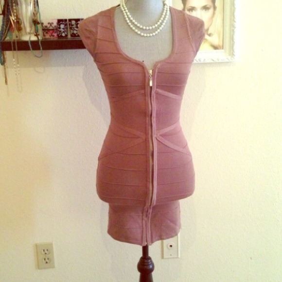 Dresses & Skirts - Mocha Bandage dress