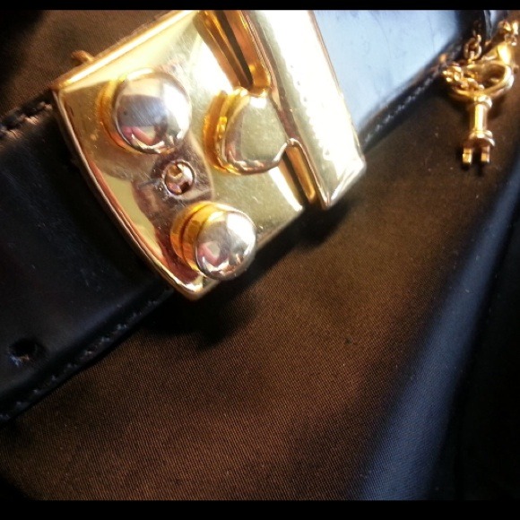 Leather Moschino belt $75 pp includes shipping. main image 4