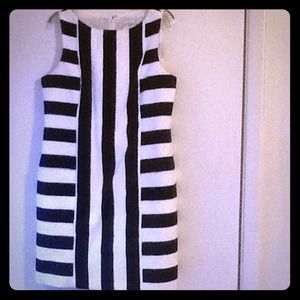 Black & White sheath dress