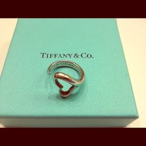 Genuine open heart ring from Tiffany & Co
