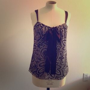 Flirty Michael Kors Paisley Date Night Top
