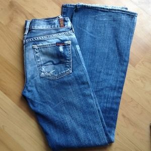 7 for all Mankind Distressed Jeans