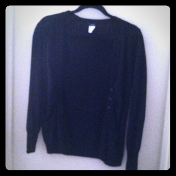 J.crew j crew black cardigan xs