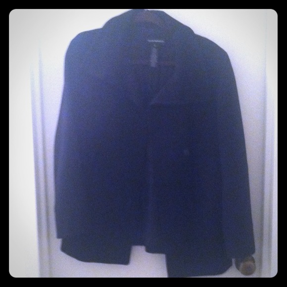 Club Monaco Black Wool Coat XS