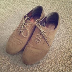 Suede Brown Oxfords