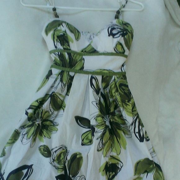 Flower print summer dress