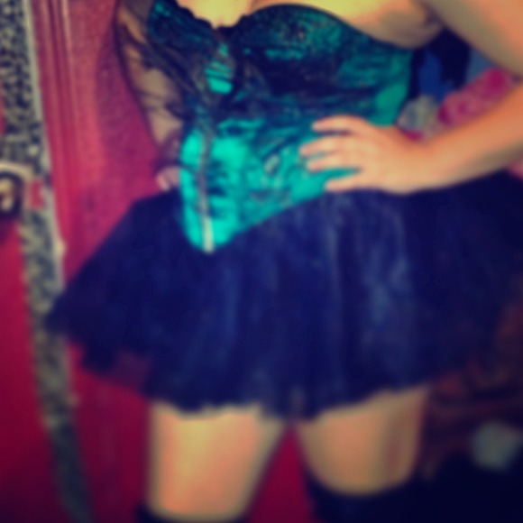 Peacock dress