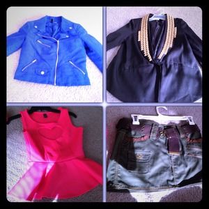 Blazers, peplum, and mini skirt bundle