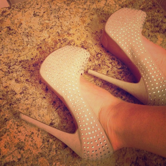 Swarovski crystal heels