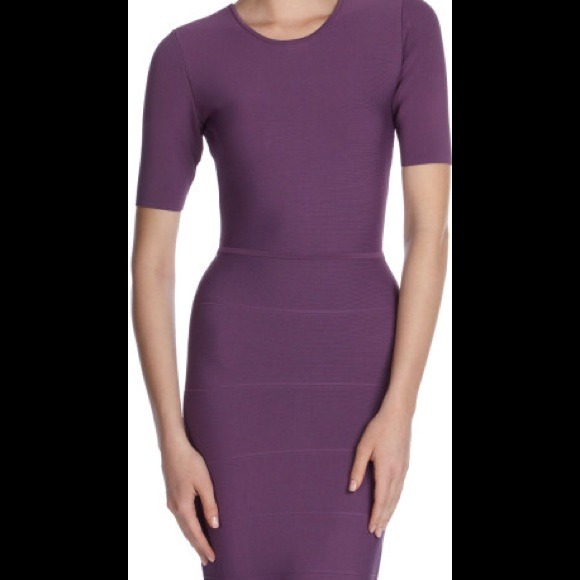 Bcbg Finch crew neck dress (Plum)