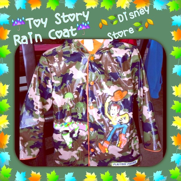 Disney Toy Story ☔️Rain Coat/Rain Boots☔️ Boys 5/6
