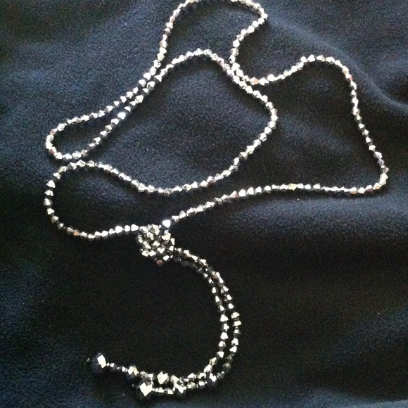 Glitzy beaded necklace