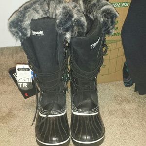 Thinsulate Black Winter Boots