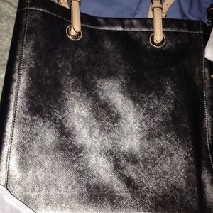 Michael Kors holiday metallic silver handbag