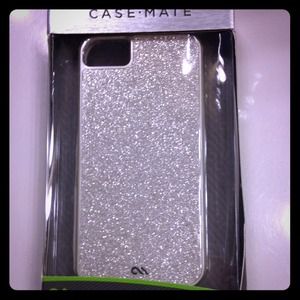 iPhone 5 glam silver case mate