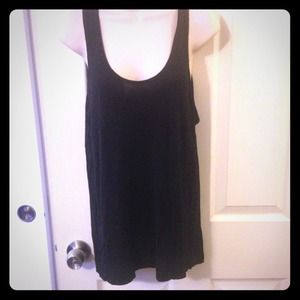 American apparel black tank