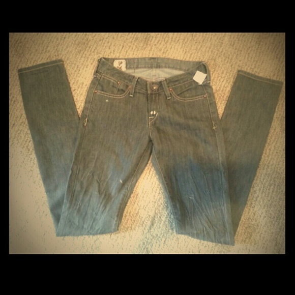 GREY SKINNY JEANS BY 4 STROKE - Picture 1 of 2