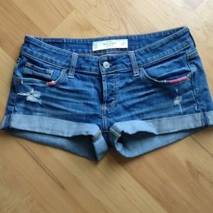 Abercrombie & Fitch distressed + green bundle