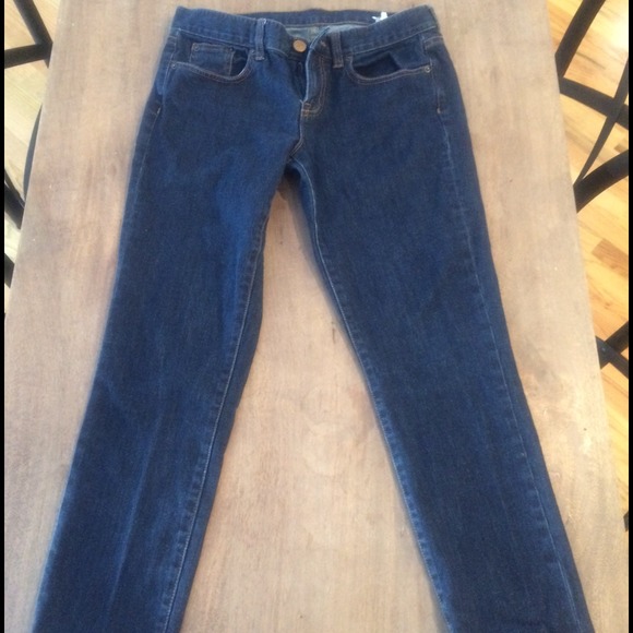 J. Crew Toothpick Ankle jeans in dark rinse