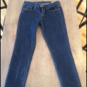 J. Crew Toothpick Ankle jeans in dark rinse