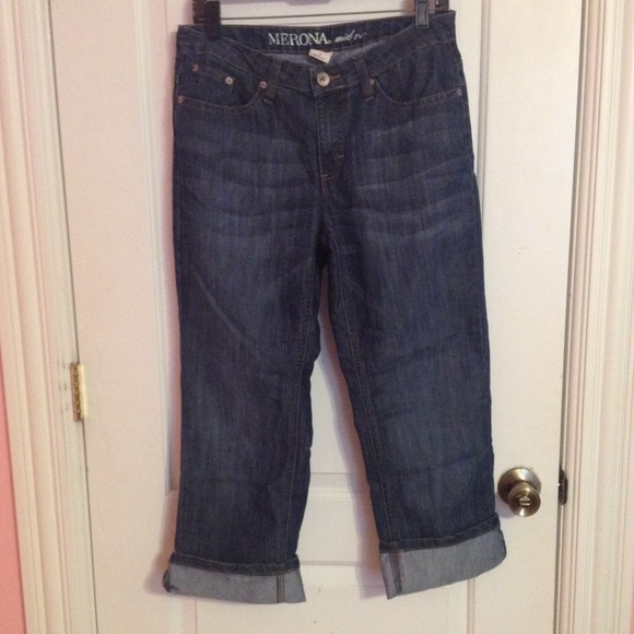 Denim capris