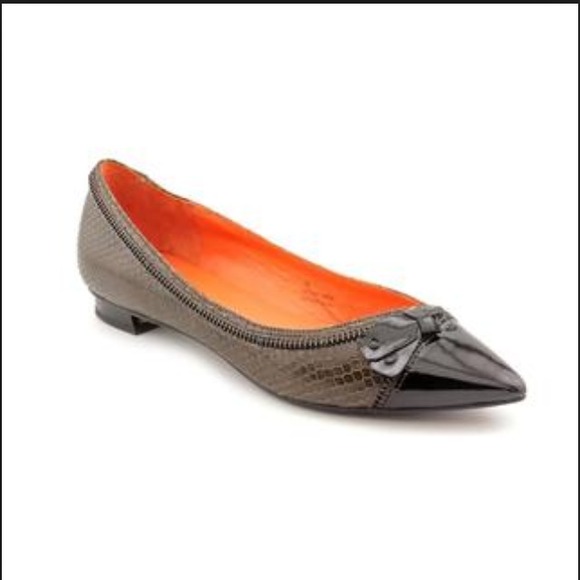 Via Spiga brown pointed flats