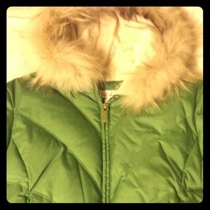 Laundry gently worn kelly green puffer jacket XL