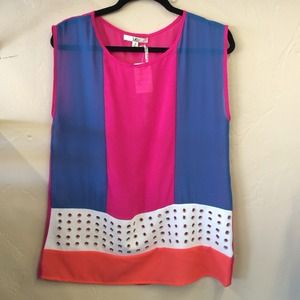 Multicolored top