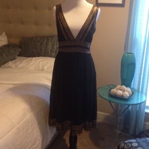 Black cocktail dress