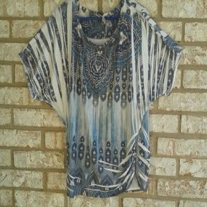 NWOT POLY SPANDEX WOMANS TOP SIZE 3X