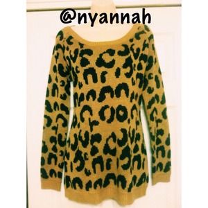Cheetah Print Sweater