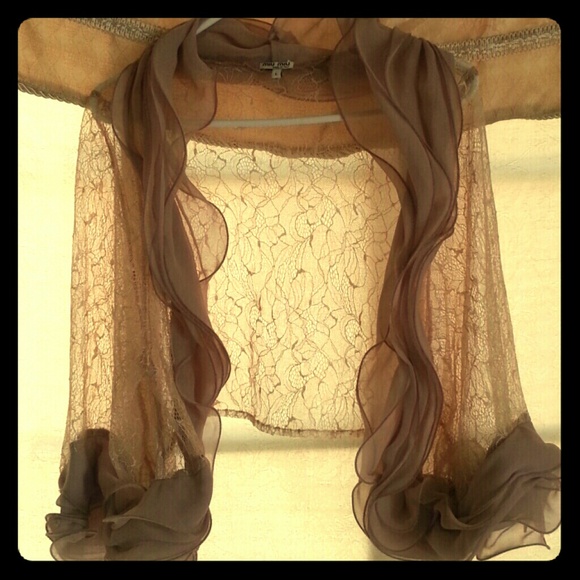 Rare MIU MIU cropped lace jacket