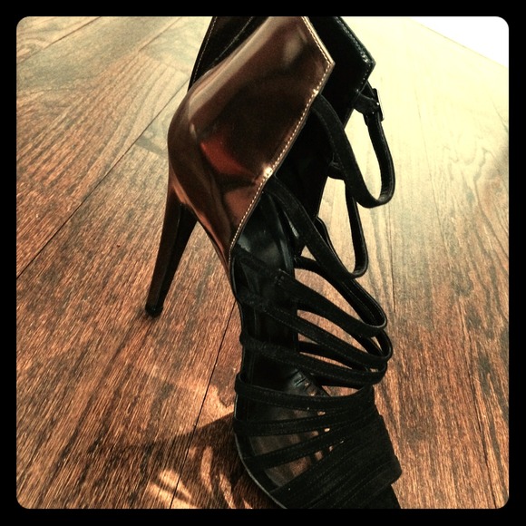 Pierre Hardy Black Suede Heels