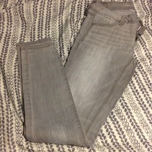 Gray American eagle jeggings