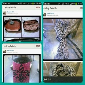 RESERVED bundle of galaxy case, scarf,cosmetic bag