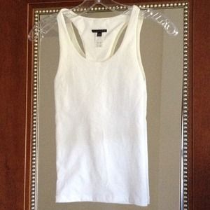 Theory white double layer tank top