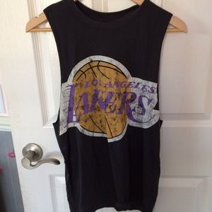 🚫SOLD🚫LAKERS Boyfriend Tank