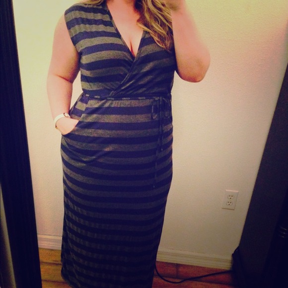 Dresses & Skirts - Navy & charcoal Maxi