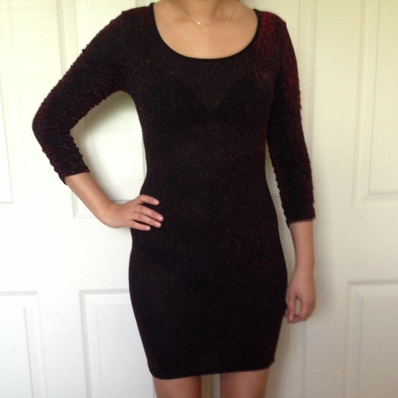 🚫sold🚫 red metallic dress