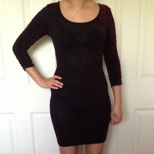 🚫sold🚫 red metallic dress